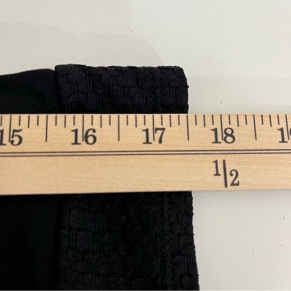 Chicos Black Round Neck 3/4 Sleeve Blouse - Picture 11 of 12